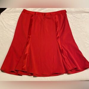 NWT Elegant Red Women's Skirt